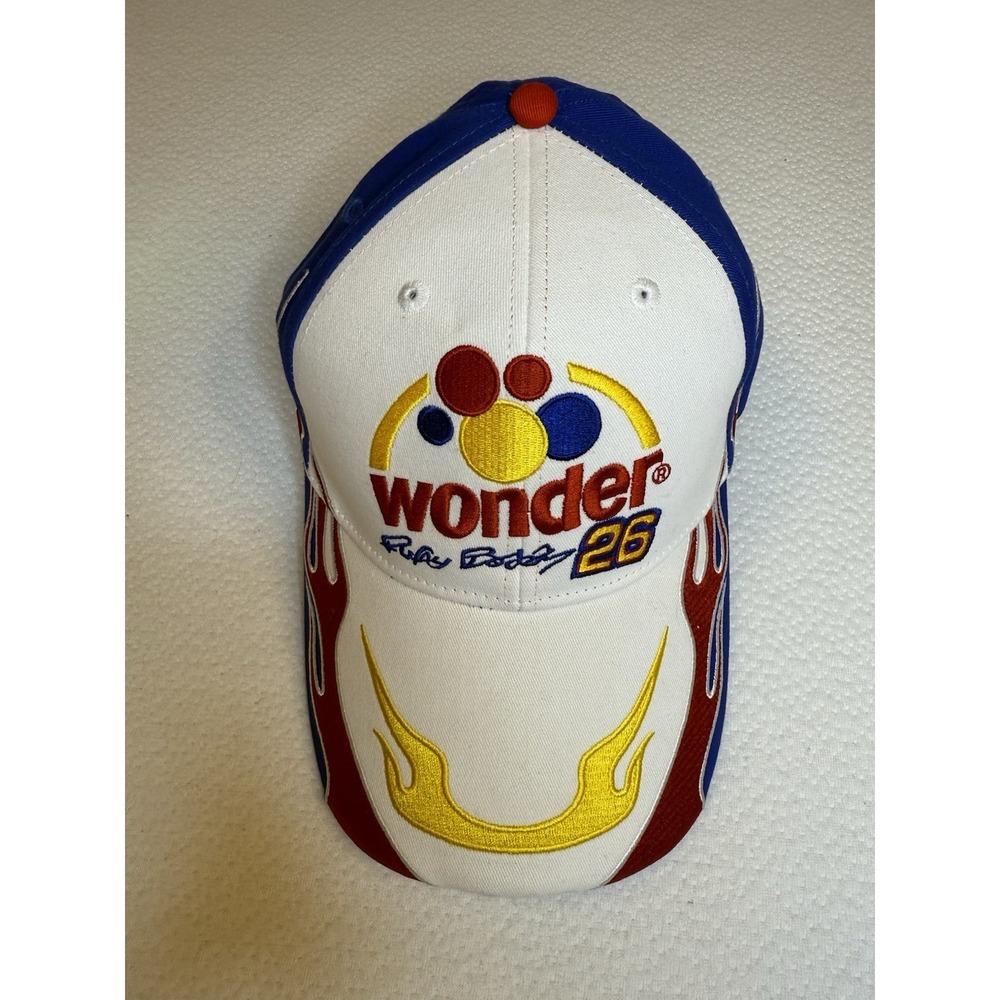 Talladega Nights Wonder Bread Ricky Bobby #26 Hat Flames Adjustable Movie Promo
